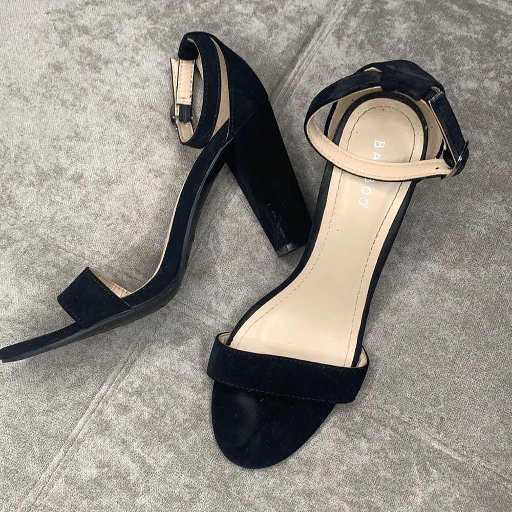Suede Block Heels👠